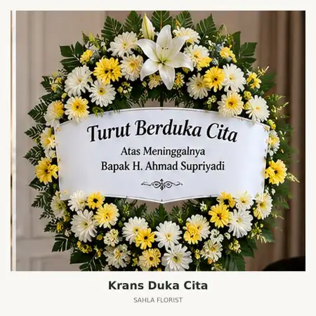 Krans Bunga Duka Emporium Pluit